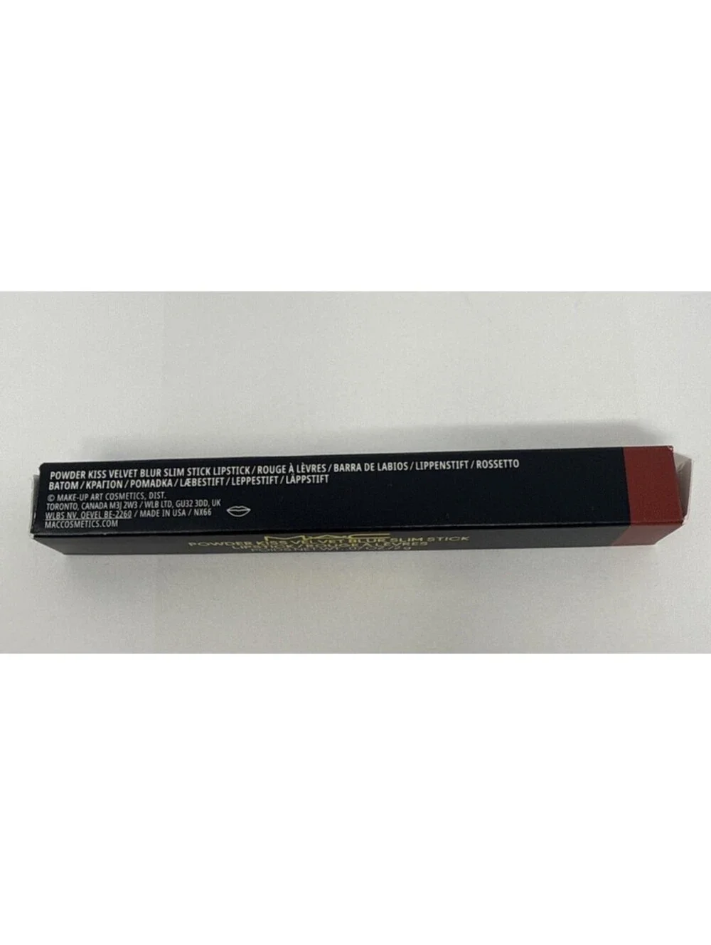 MAC Powder Kiss Velvet Blur Slim Stick - Dubonnet Buzz 878  RN 3